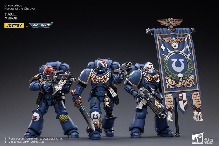 JoyToy WH40K Ultramarines Heroes Of The Chapter Set