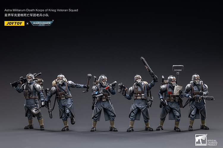 JoyToy WH40K Astra Militarum Death Korps of Krieg Veteran Squad