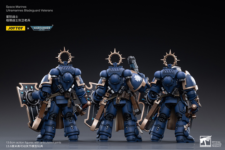 JoyToy WH40K Space Marines Ultramarines Bladeguard Veterans