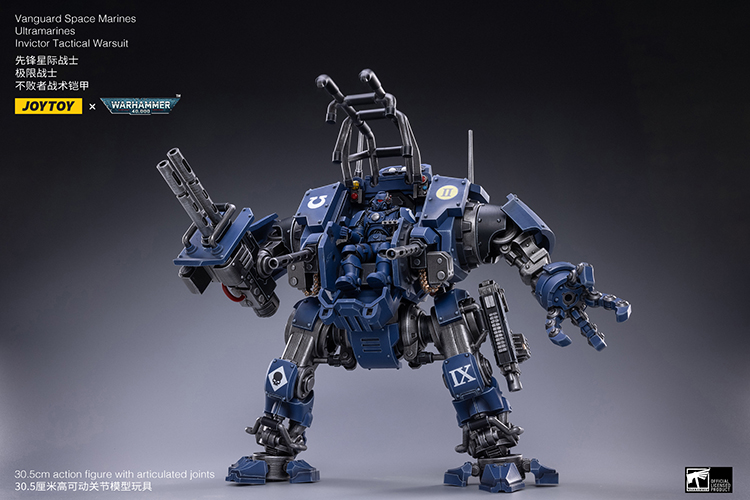 JoyToy WH40K Ultramarines Invictor Tactical Warsuit – Joytoy