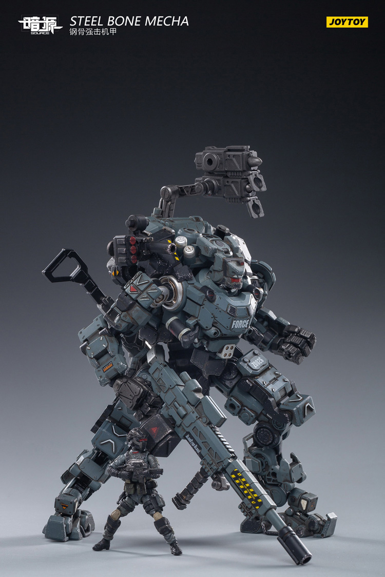 JoyToy Dark Source Steel Bone Armour - Grey with pilot – Joytoy