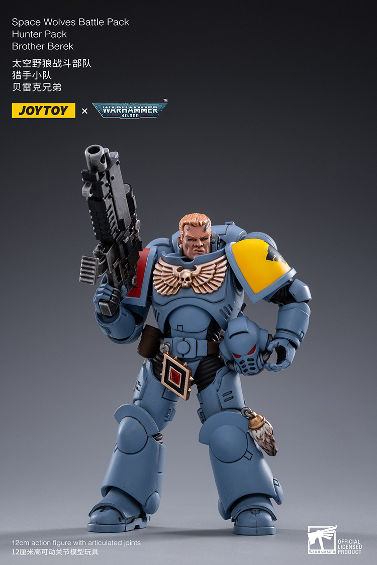 JoyToy WH40K Space Wolves Battle Pack Hunter Pack – Joytoy Figure