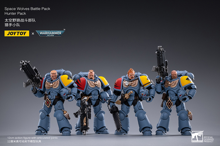 JoyToy WH40K Space Wolves Battle Pack Hunter Pack – Joytoy Figure