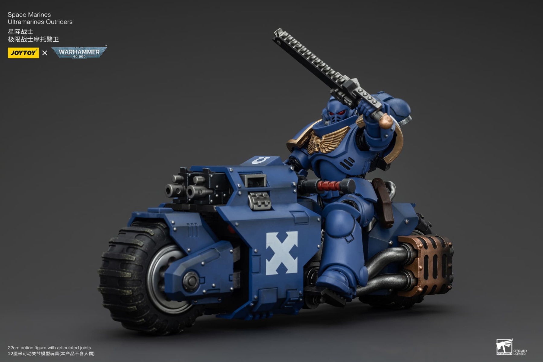 JoyToy WH40K Space Marines Outriders Brother Catonus