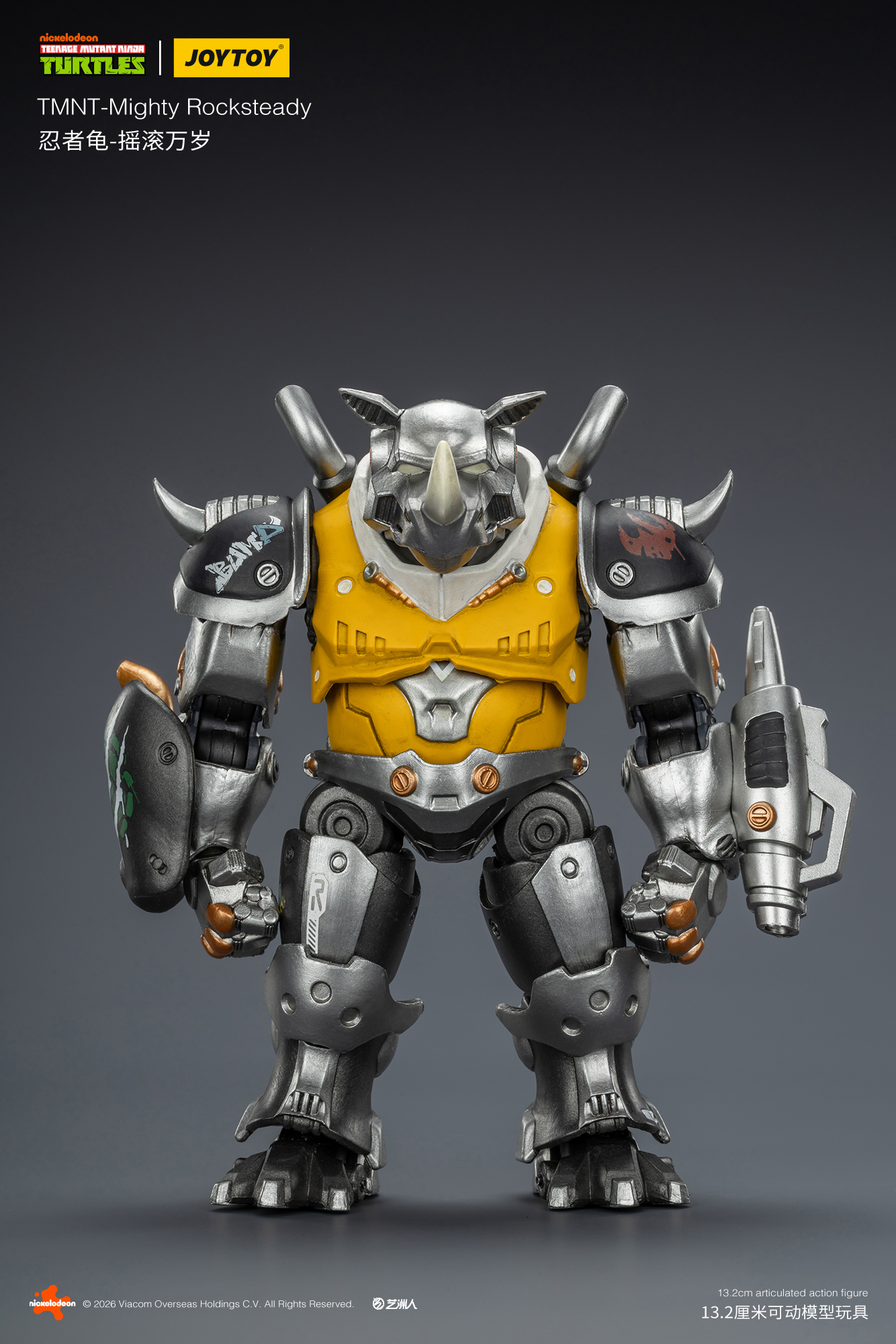 JoyToy Action Figure TMNT - Mighty Rocksteady