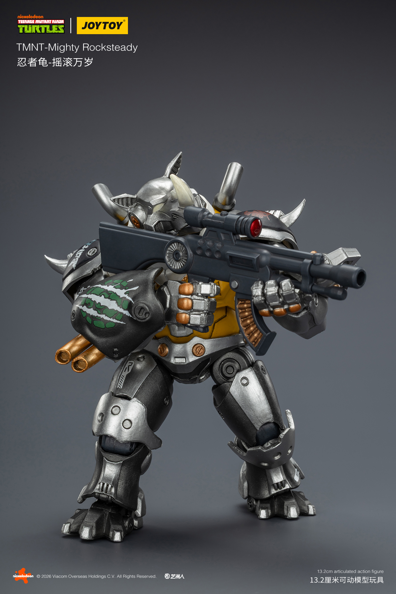 JoyToy Action Figure TMNT - Mighty Rocksteady