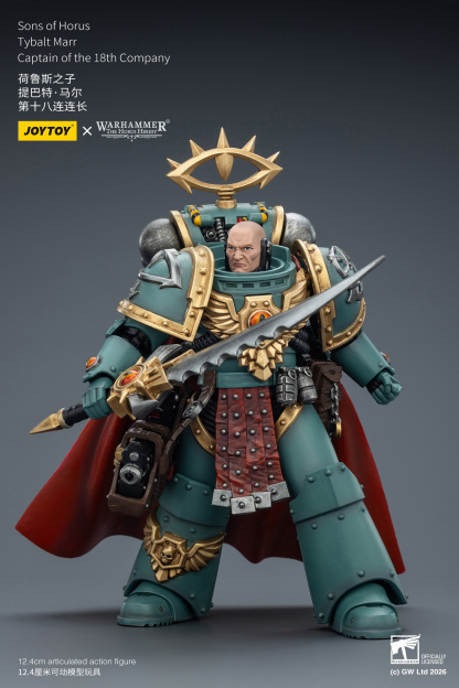 JoyToy Warhammer The Horus Heresy Sons of Horus Tybalt Marr Captain of the 18th Company