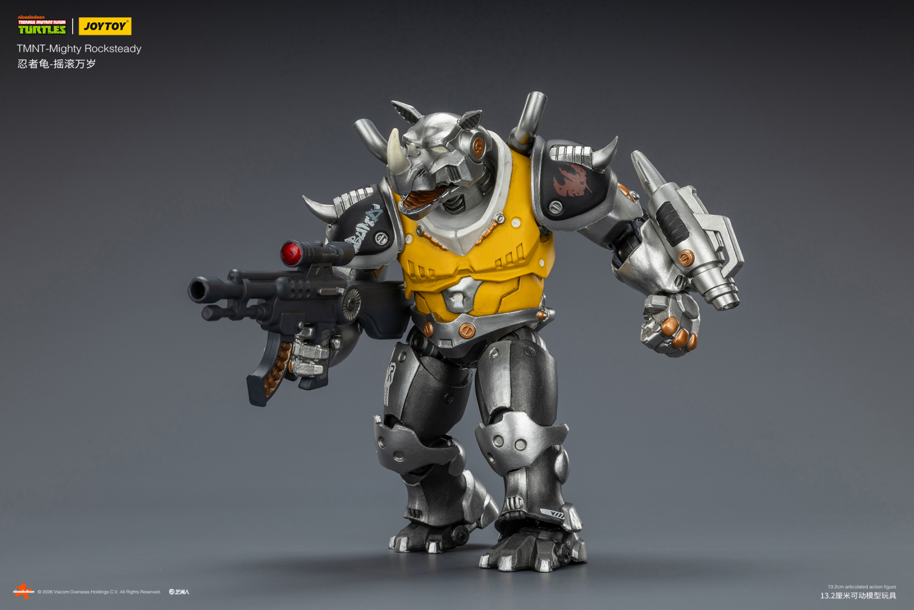 JoyToy Action Figure TMNT - Mighty Rocksteady