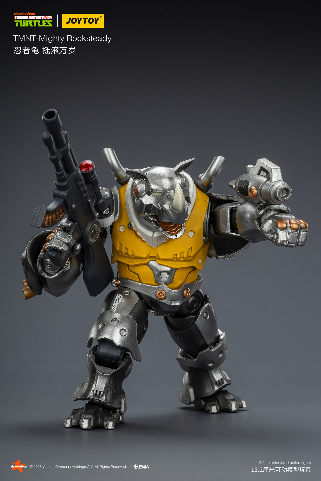 JoyToy Action Figure TMNT - Mighty Rocksteady