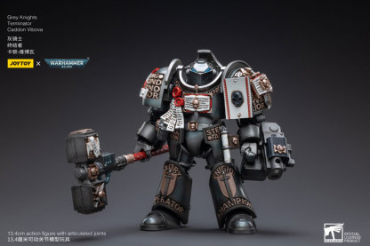 JoyToy WH40K Space Marine Grey Knights Terminator Caddon Vibova
