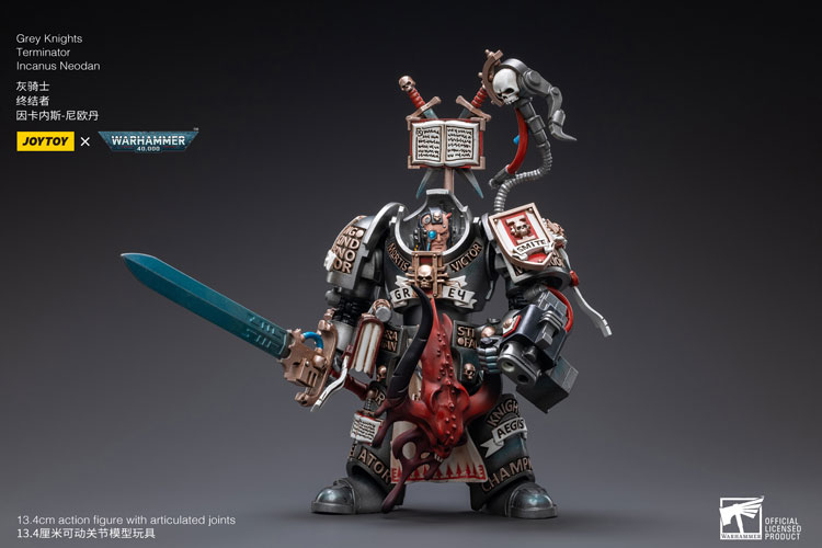 JoyToy WH40K Space Marine Grey Knights Terminator Incanus Neodan