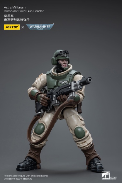 JoyToy WH40K Astra Militarum Ordnance Team with Bombast Field Gun