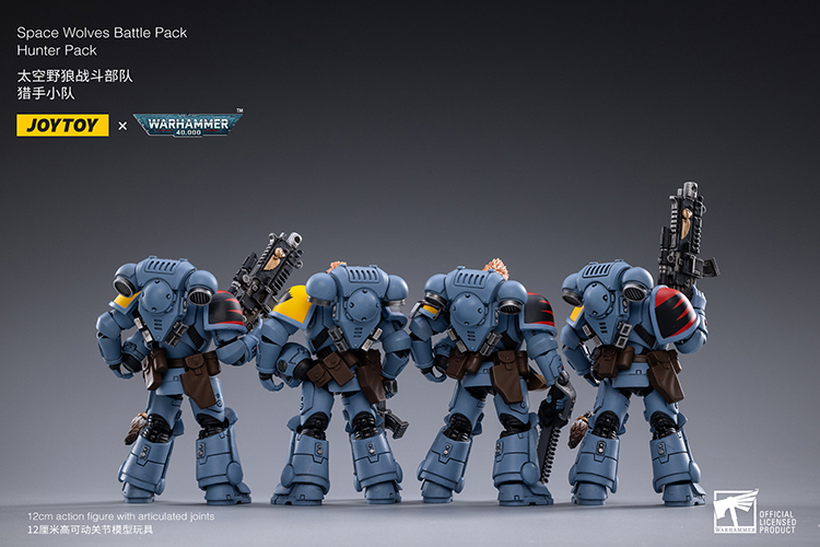 JoyToy WH40K Space Wolves Battle Pack Hunter Pack – Joytoy Figure