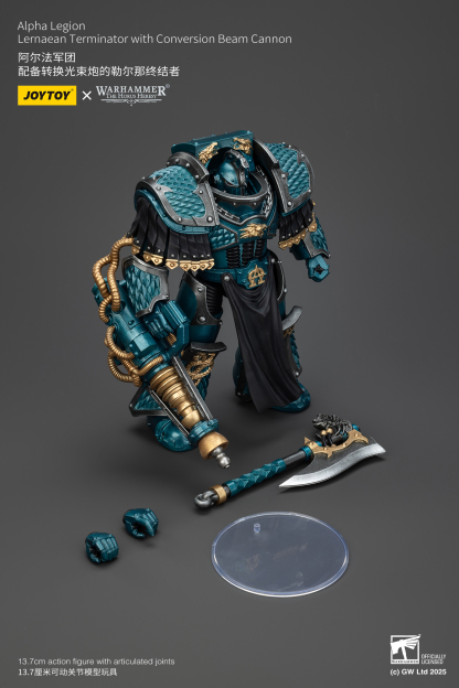 JoyToy WH40K The Horus Heresy Alpha Legion Lernaean Terminator with Conversion Beam Cannon