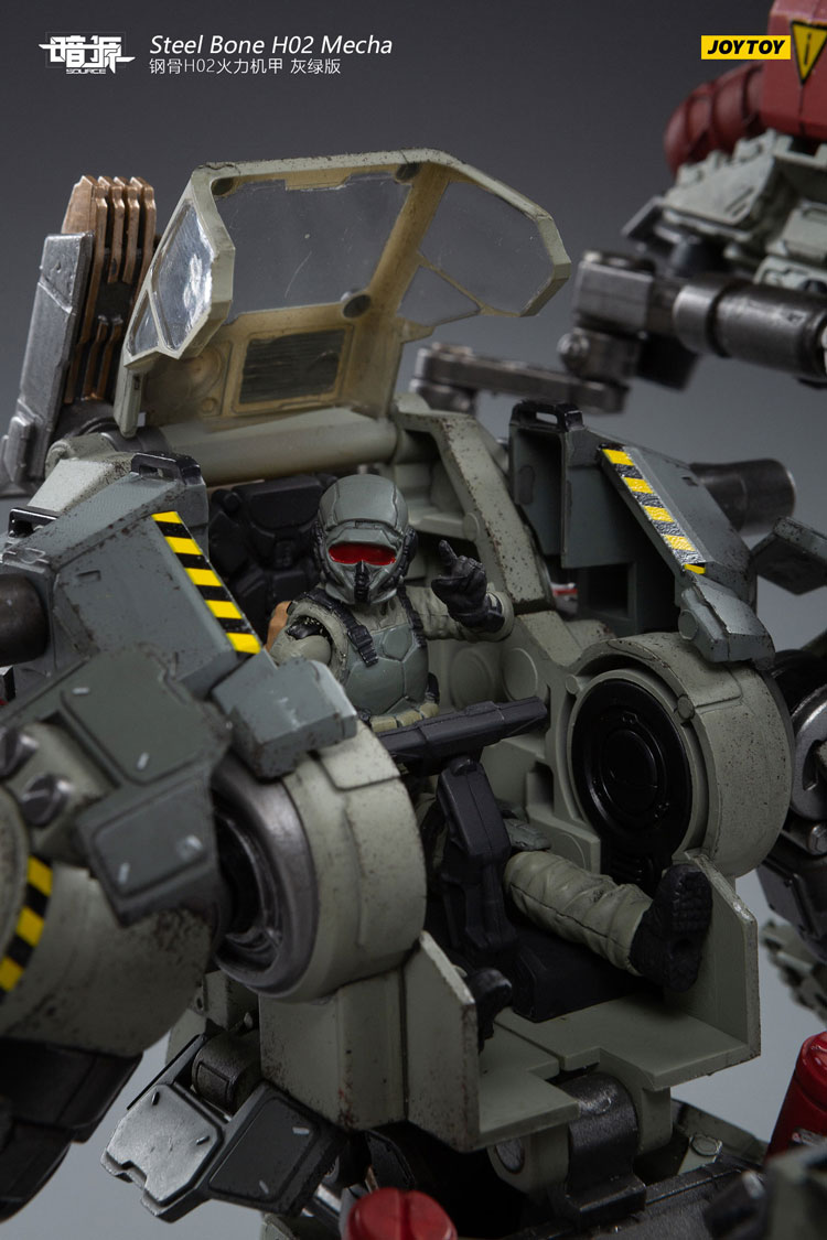 JoyToy Dark Source Steelbone Firepower Mecha H02 Grey-Green