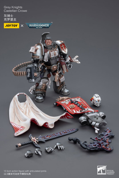 JoyToy WH40K Space Marine Grey Knights Castellan Crowe