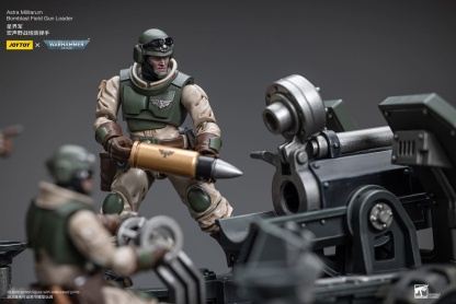 JoyToy WH40K Astra Militarum Ordnance Team with Bombast Field Gun