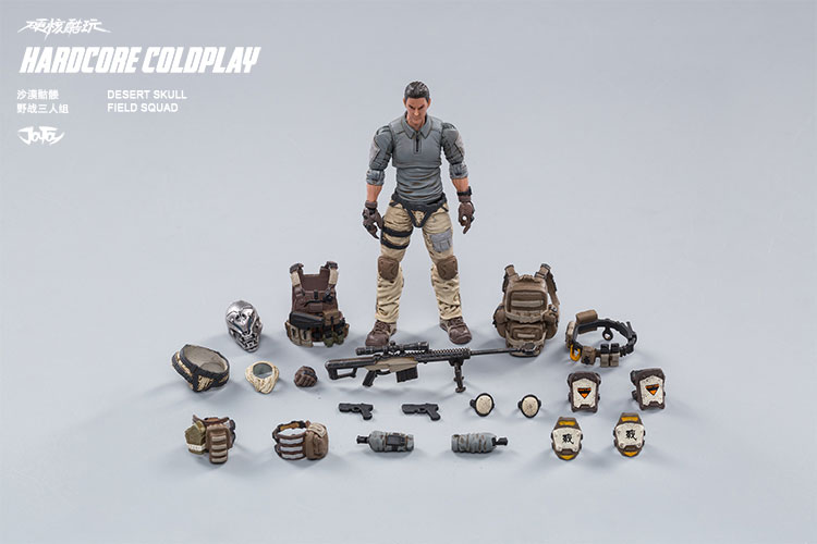 JOYTOY 砂漠ドクロ野戦三人組 DESERT SKULL FIELD SQU JoyToy Hardcore Coldplay Desert Skull Field Squad – Joytoy Figure