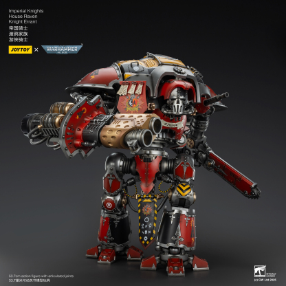 JOYTOY Imperial Knights House Raven Knight Errant WH40K