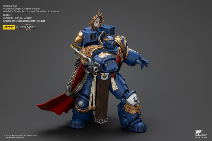 JoyToy WH40K Ultramarines Marneus Calgar, Chapter Master with MKX Gravis Armour and Gauntlets of Ultramar