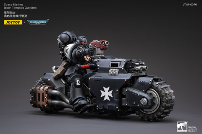 JoyToy WH40K Space Marines Black Templars Outrider Valtus