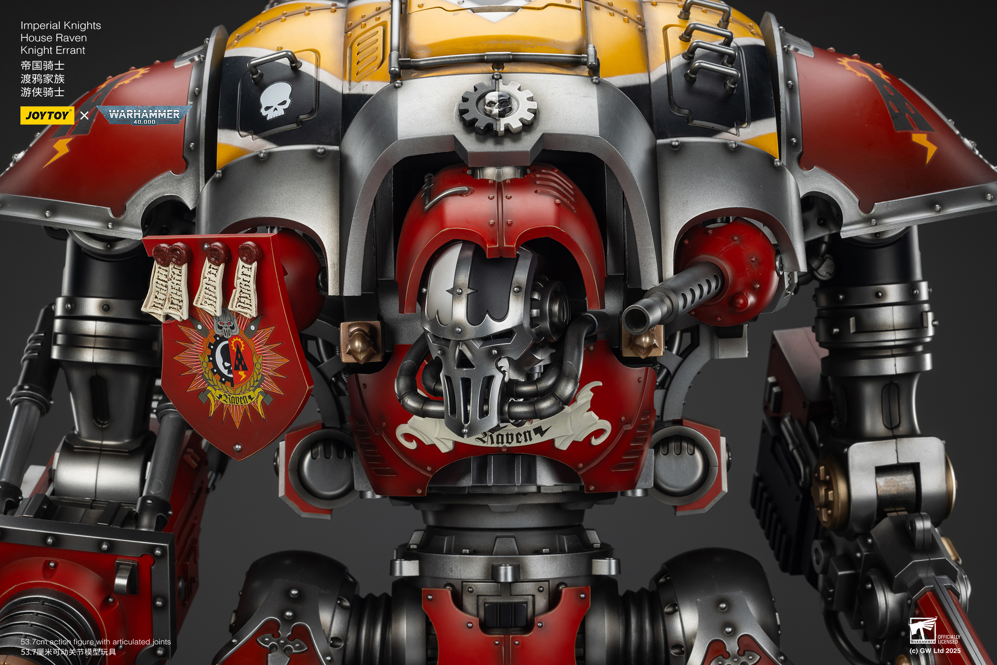 JOYTOY Imperial Knights House Raven Knight Errant WH40K
