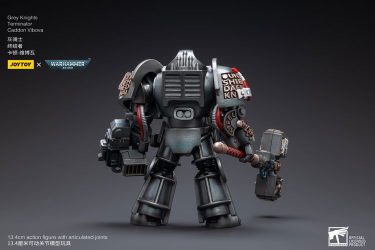 JoyToy WH40K Space Marine Grey Knights Terminator Caddon Vibova
