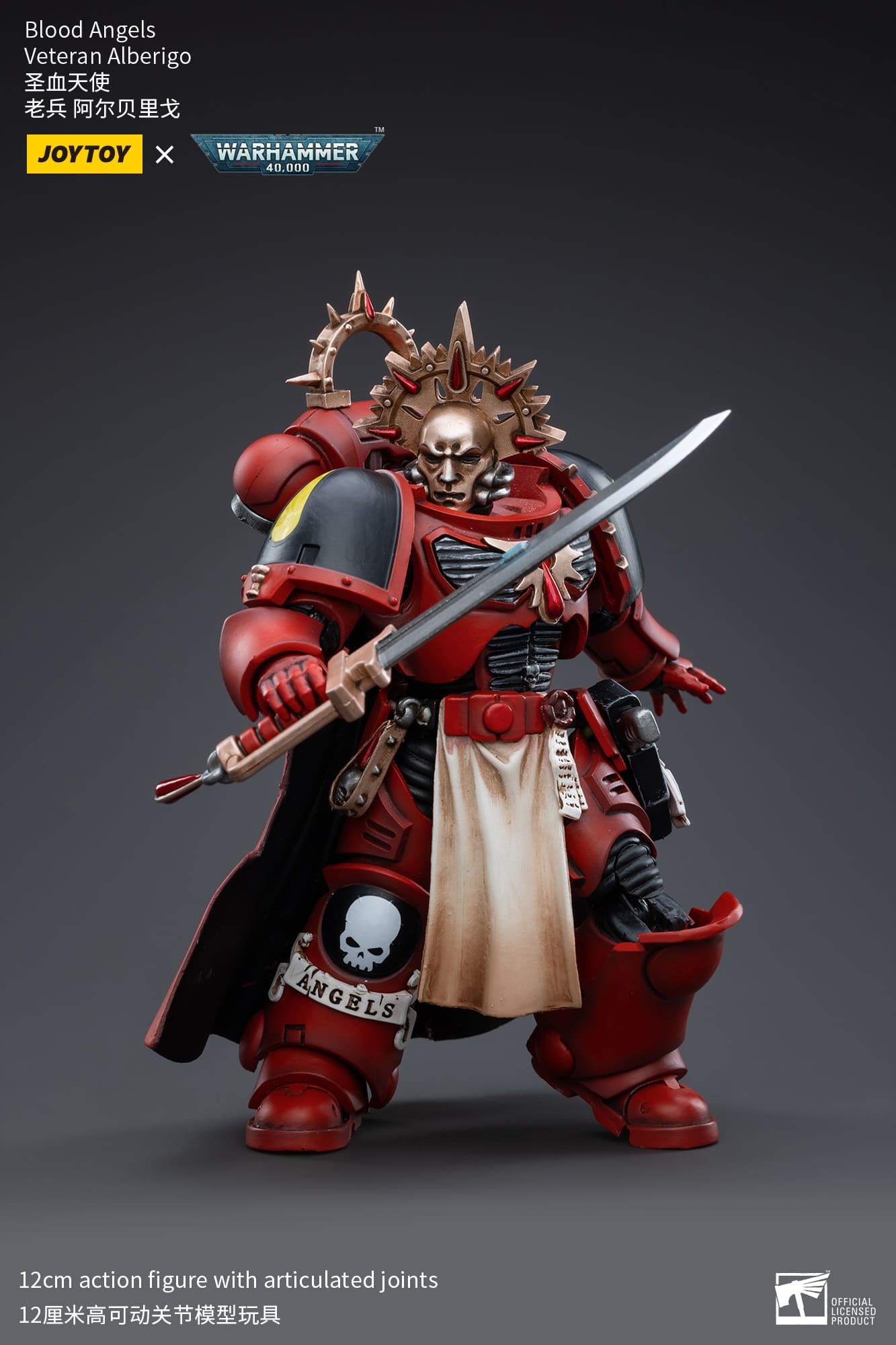 JoyToy WH40K Blood Angels Veteran Alberigo