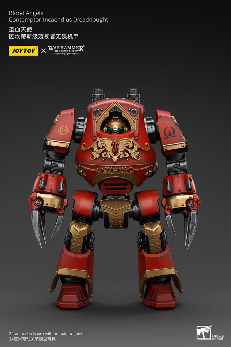 JoyToy WH40K Blood Angels Contemptor-Incaendius Dreadnought