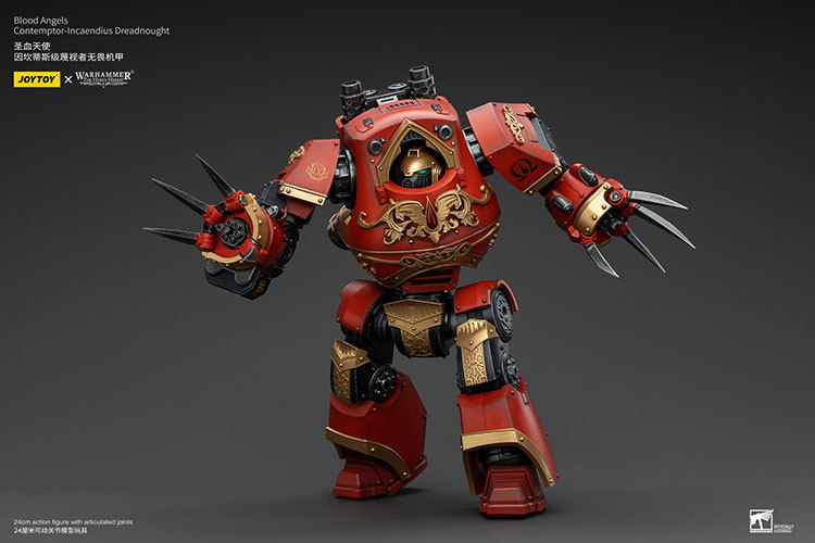 JoyToy WH40K Blood Angels Contemptor-Incaendius Dreadnought