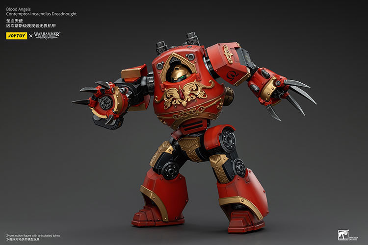 JoyToy WH40K Blood Angels Contemptor-Incaendius Dreadnought