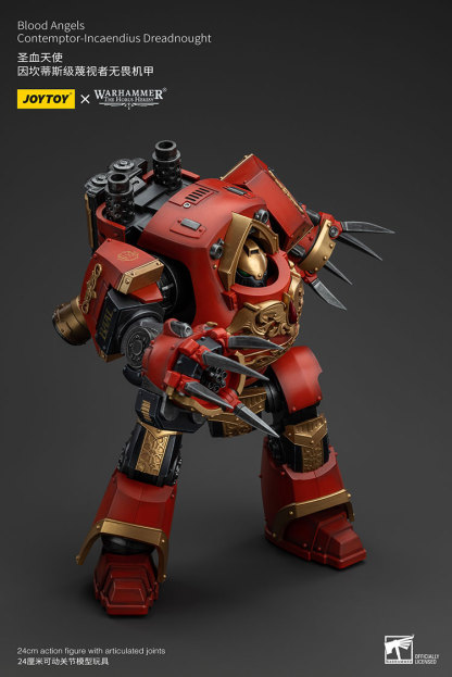 JoyToy WH40K Blood Angels Contemptor-Incaendius Dreadnought
