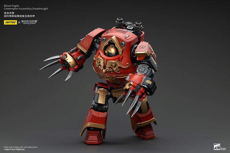 JoyToy WH40K Blood Angels Contemptor-Incaendius Dreadnought