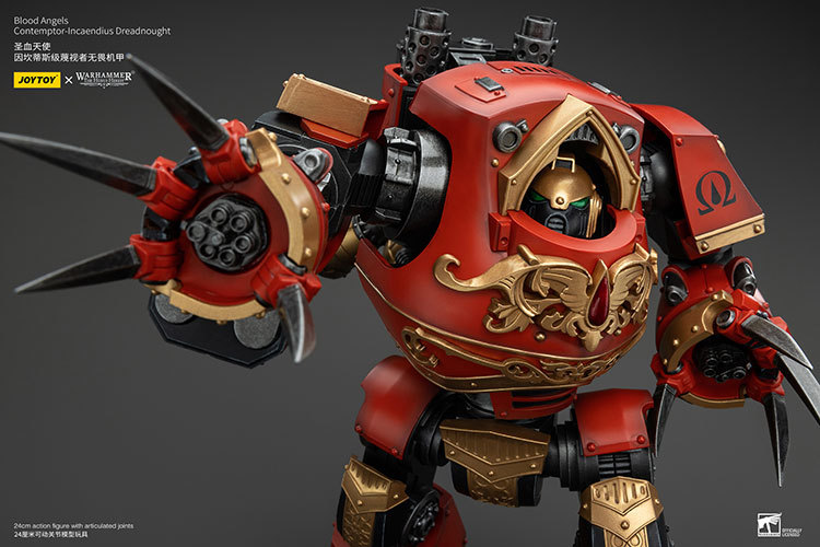 JoyToy WH40K Blood Angels Contemptor-Incaendius Dreadnought
