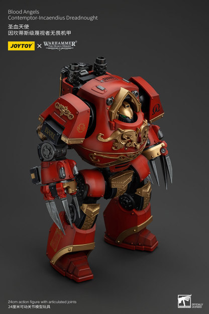 JoyToy WH40K Blood Angels Contemptor-Incaendius Dreadnought