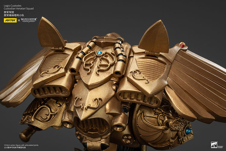 JoyToy WH40K Legio Custodes Custodian Venatari Squad Venatari with Kenetic Destroyer 1