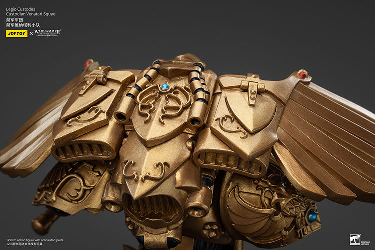 JoyToy WH40K Legio Custodes Custodian Venatari Squad Venatari with Kenetic Destroyer 2