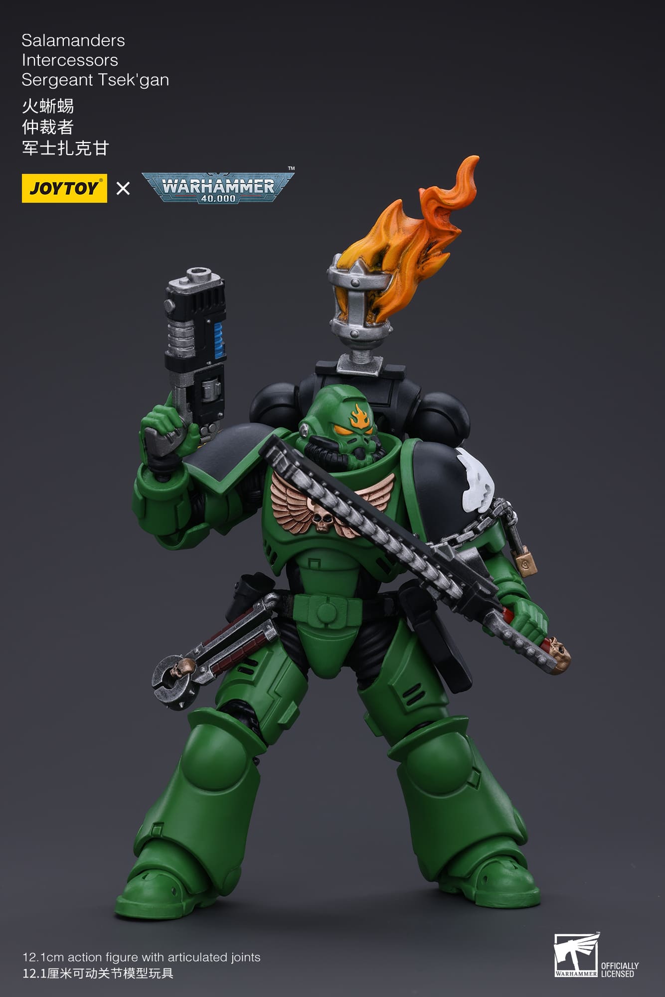 JoyToy WH40K Salamanders Intercessors Sergeant Tsek'gan