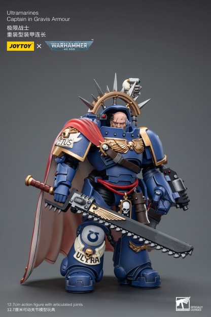 JoyToy WH40K Ultramarines Captain in Gravis Armour