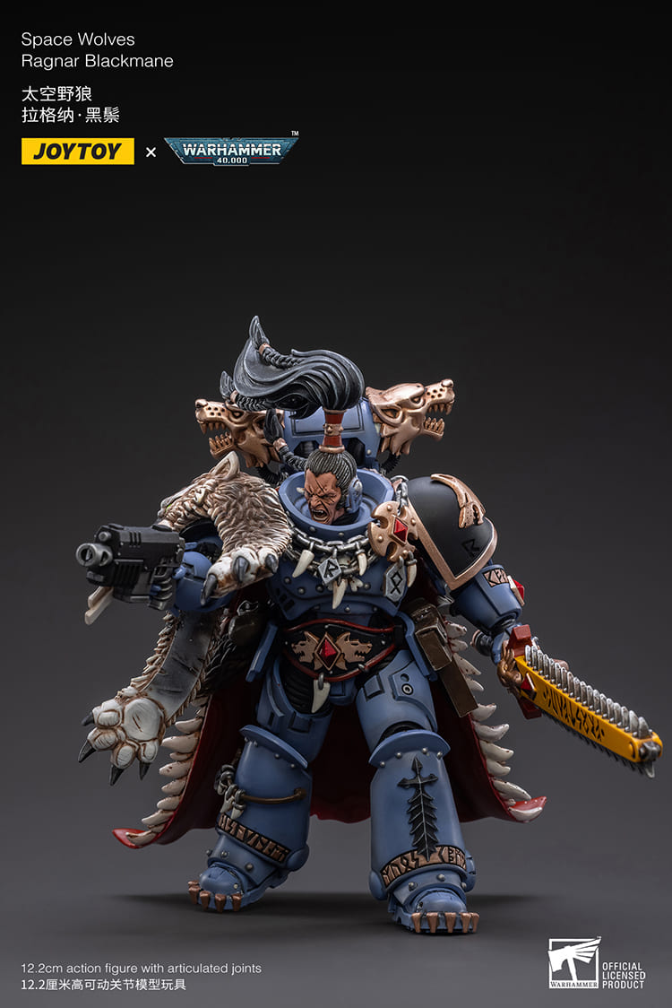 JoyToy WH40K Space Wolves Ragnar Blackmane – Joytoy Figure