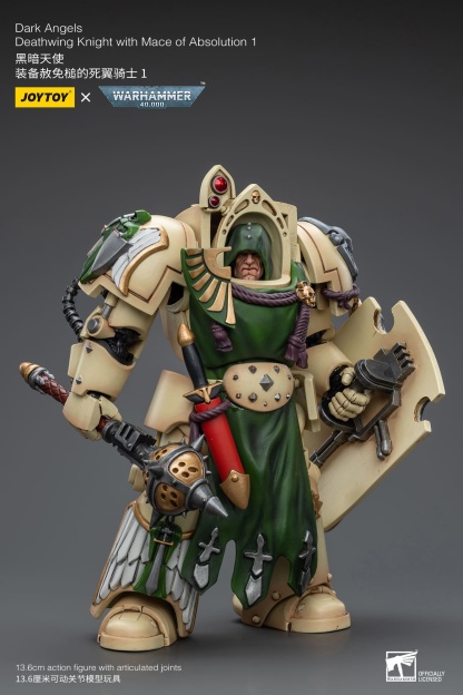 JoyToy WH40K Dark Angels Deathwing Knight with Mace of Absolution 1