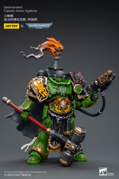 JoyToy WH40K Salamanders Captain Adrax Agatone