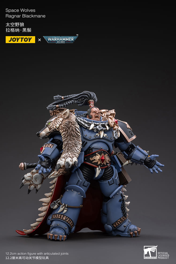 JoyToy WH40K Space Wolves Ragnar Blackmane – Joytoy Figure