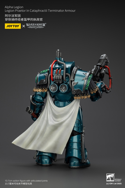 JoyToy WH40K The Horus Heresy Alpha Legion Legion Praetor in Cataphractii Terminator Armour
