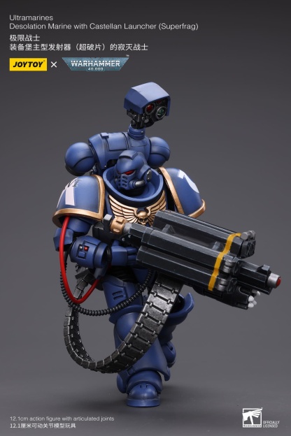 JoyToy WH40K Ultramarines Desolation Marine with Castellan Launcher (Superfrag)