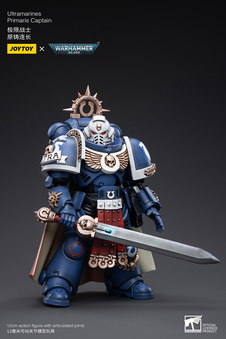 JOYTOY ウォーハンマー40K PRIMARIS CAPTAIN JoyToy WH40K Ultramarines Primaris Captain – Joytoy Figure