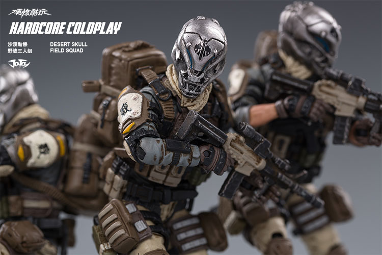 JOYTOY 砂漠ドクロ野戦三人組 DESERT SKULL FIELD SQU JoyToy Hardcore Coldplay Desert Skull Field Squad – Joytoy Figure