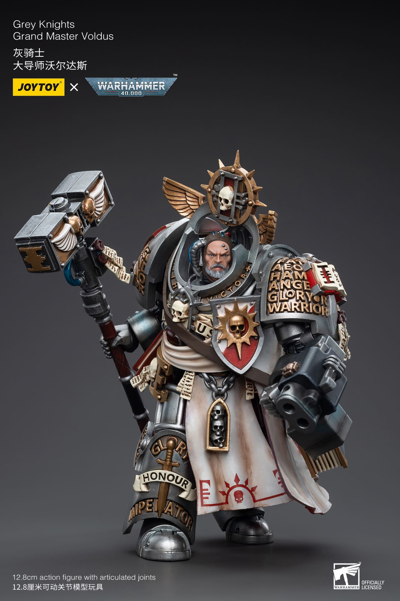 JOYTOY ウォーハンマー40K GRAND MASTER VOLDUS JoyToy WH40K Grey Knights Grand Master Voldus – Joytoy Figure