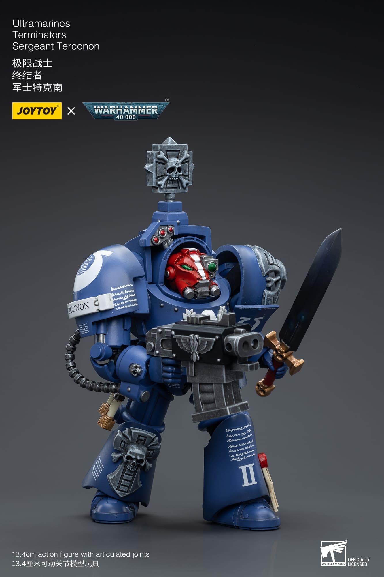 JoyToy WH40K Ultramarines Terminators Sergeant Terconon
