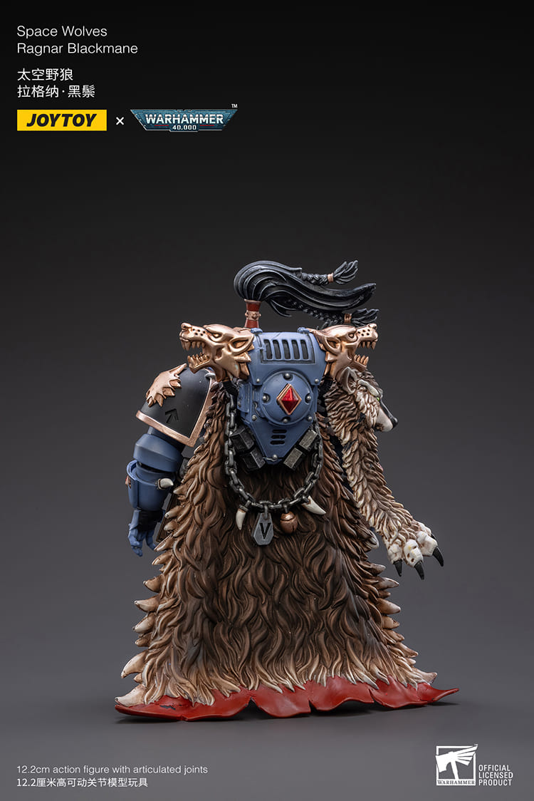 JoyToy WH40K Space Wolves Ragnar Blackmane